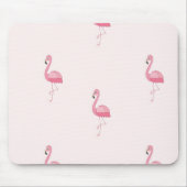 Roze staande flamingo muismat (Voorkant)