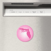 Roze staat Florida Magnet Magneet (Insitu (Vaatwasser))