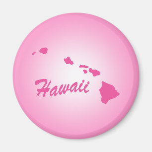 Roze staat Hawaii Magnet Magneet