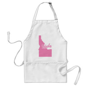 Roze Staat Idaho Volwassenen Schort