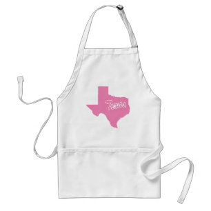 Roze Staat Texas Volwassenen Schort