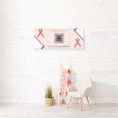 Roze standaard lintje door Kenneth Yoncich Spandoek (Insitu)