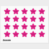 Roze Star Stickers Hen Party (Vel)