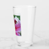 Roze Stargazer Lily Floral Glas (Links)