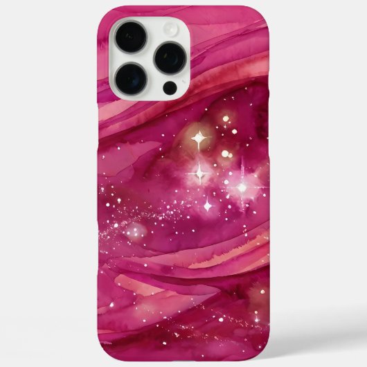 Roze Starlight Nevel Case-Mate iPhone Case (Achterkant)