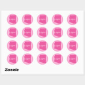 Roze State Arizona Classic Round Sticker (Vel)
