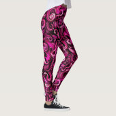 Roze Steampunk Octopus Tentacles Leggings (Rechts)
