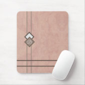Roze steen muismat (Met muis)
