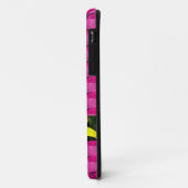 Roze stenen met bloembollen en initialen Case-Mate iPhone case (Achterkant/links)