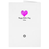 Roze  Stepmoeder Moederdag (Achterkant)