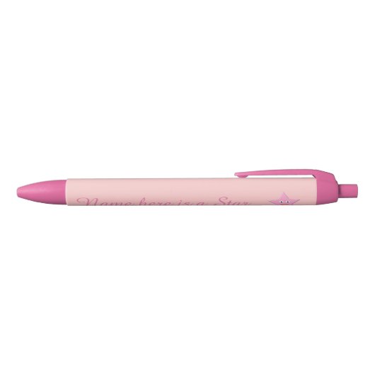  roze ster Aangepaste pen (Bovenkant)