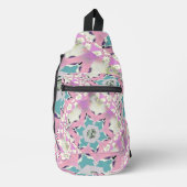 Roze Ster Meisjesachtige Var Sling Bag (Voorkant)