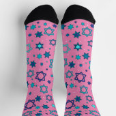 Roze - Ster van David Socks Sokken (Top)