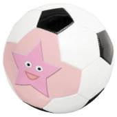  roze ster Voetbal (Drie kwart)