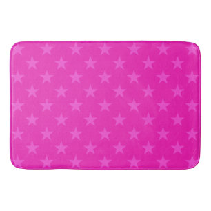 Roze sterpatroon badmat