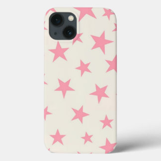 Roze sterren iPhone 13 hoesje