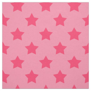 Roze sterren Roze achtergrond textiel Stof