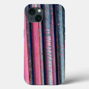 Roze steunpolen -  35 mm kleurendia iPhone 13 hoesje