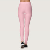 Roze Stevige Kleur Leggings (Achterkant)