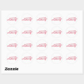 Roze Sticker (Vel)