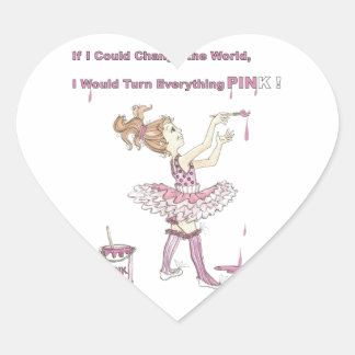 Roze stickers of lolly labels