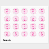 Roze Stickers van het Kind van de Omhulling van de (Vel)