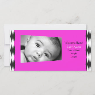 Roze stijl aankondiging