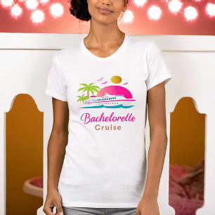 Roze Stijlvolle T-Shirt voor een vrijgezellenfeest