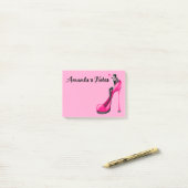 Roze Stiletto Schoen Mode Diva Notities Post-it® Notes (Op bureau)
