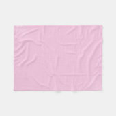 Roze Stip Bliss Fleece Deken (Voorkant (Horizontaal))
