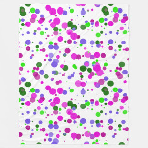 Roze Stip Confetti Fleece Deken