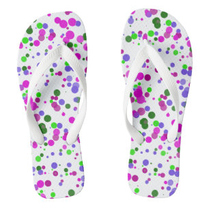 Roze Stip Confetti Teenslippers
