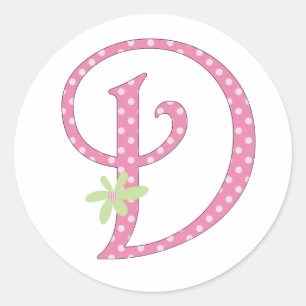 Roze stip · D Ronde Sticker