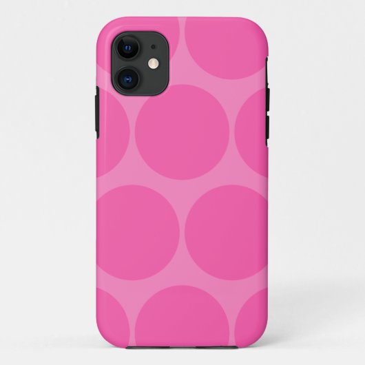 Roze Stip iPhone 5 Hoesje (Achterkant)