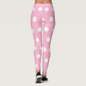 Roze Stip Leggings (Achterkant)