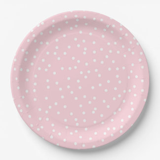 Roze Stip Verjaardag Papieren Bord