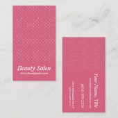 Roze Stippen 1  Visitekaartjes (Voorkant / Achterkant)