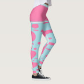 roze stippen leggings (Rechts)
