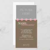 Roze Stippen - Meisje Aankondiging (Voorkant / Achterkant)