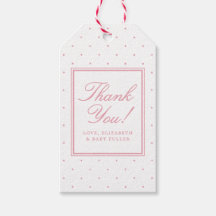 Roze Stippen Meisje Baby Shower