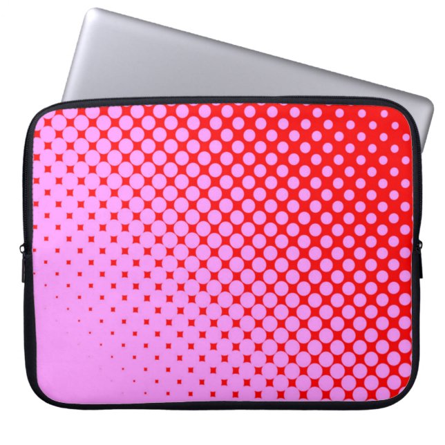 Roze Stippen op het Sleeve van de Rode Computer (Voorkant)