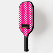 Roze Stippen Pickleball Paddle (Links)