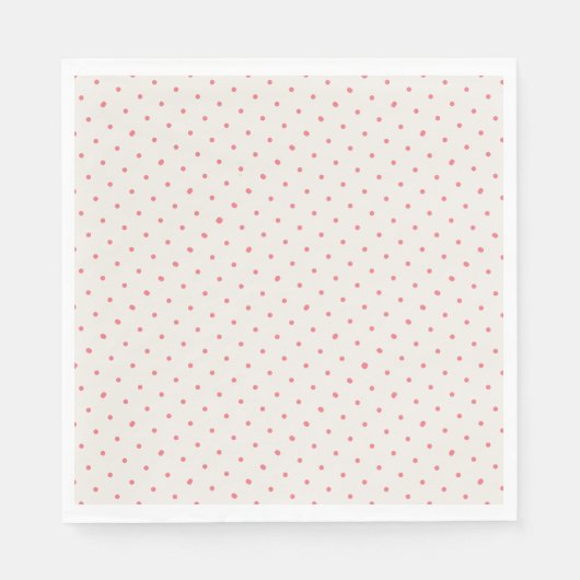 Roze Stippen Servet (Voorkant)
