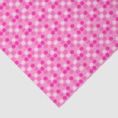 Roze Stippen Tissuepapier (Detail)