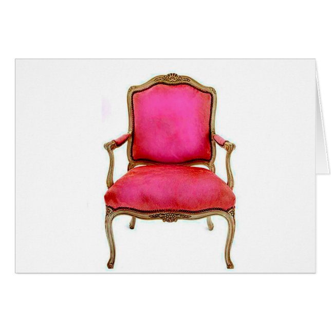 Roze stoel (Voorkant Horizontaal)