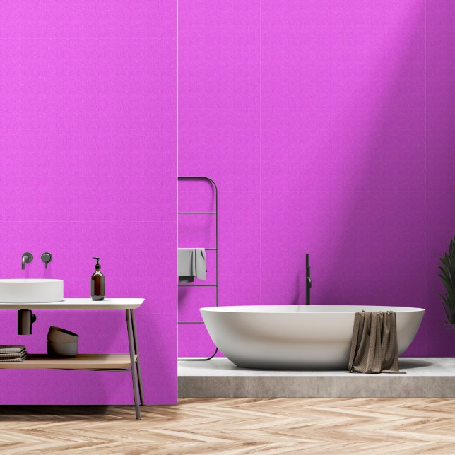 Roze stof gestructureerd patroon behang (Badkamer)