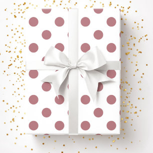 Roze Stof Roze Stippen Patroon Cadeaupapier