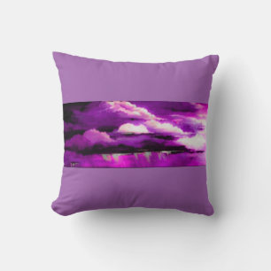 Roze Storm wolken Kussen