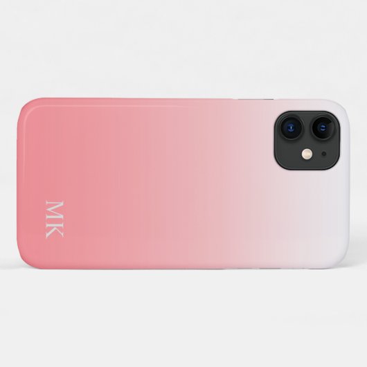 Roze strand kleurverloop Case-Mate iPhone case (Achterkant (horizontaal))