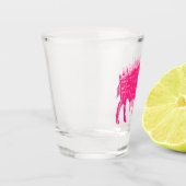 Roze straten van buffelheet glas (Links)